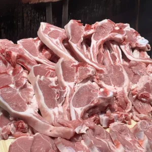 costillas y pierna de ternasco
