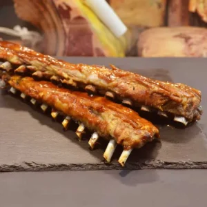 costillas de cerdo a la barbacoa