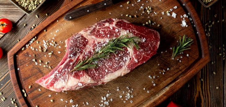 chuletón al horno carne de vaca cruda Carnicería Víctor Salvo
