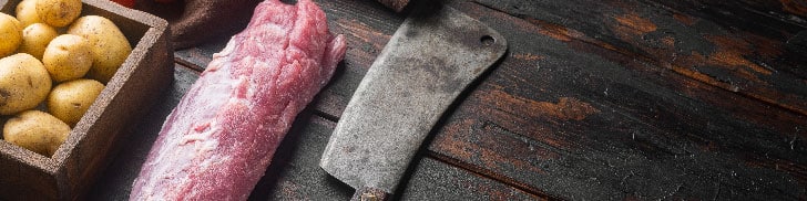 preparado del solomillo de cerdo