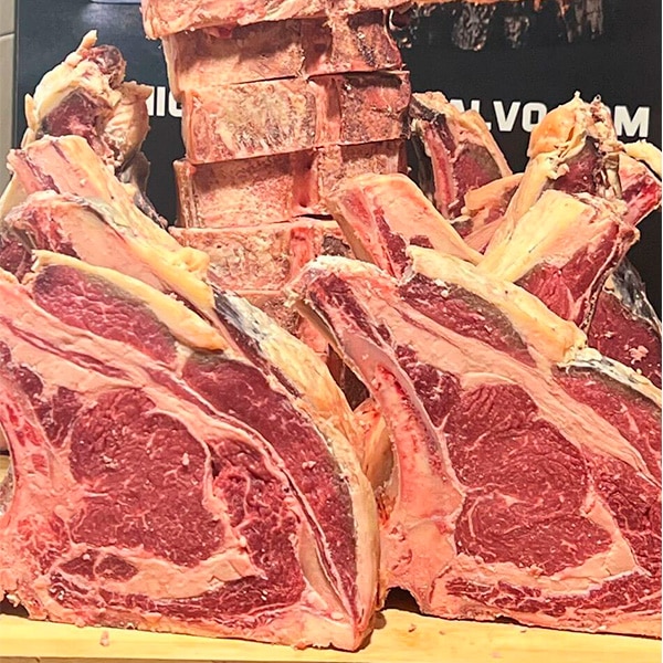 chuletas de vaca frisona juegosas