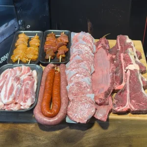 pack brasa con entrañas
