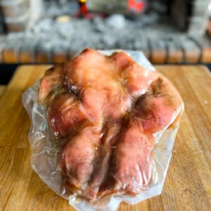 Careta de cerdo a baja temperatura